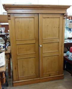 pine double wardrobe